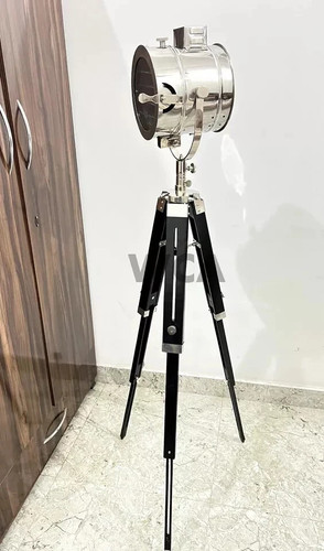 Silver marine floor lamp - marine, with