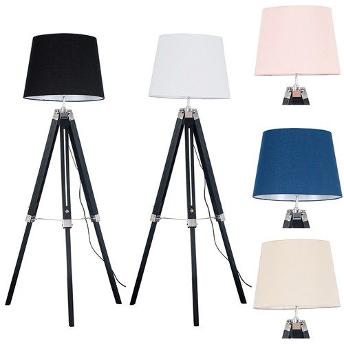 Black wooden tripod floor - wooden,