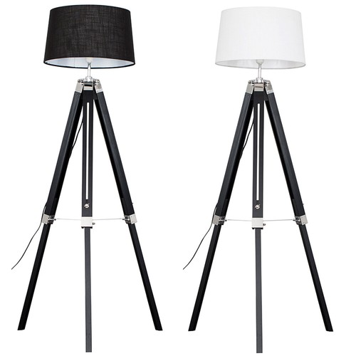 Wooden tripod floor - tripod, tall