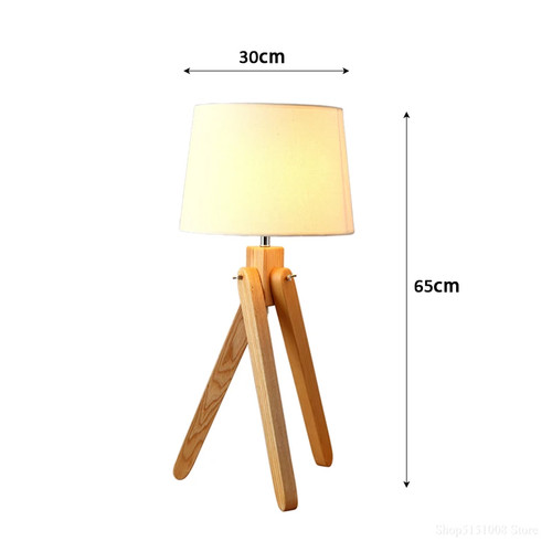 Nordic wooden floor lamps - wooden,