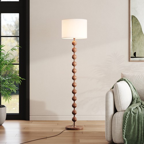Floor lamp wooden base - floor,