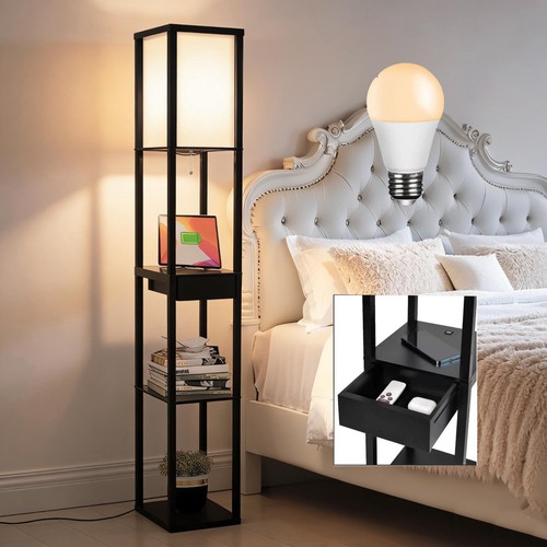 Tier wooden shelf - shelf, floor
