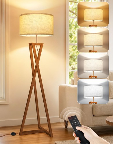 Outon walnut tripod - tripod, lamp