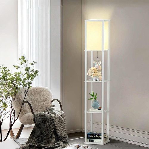 Tier shelf floor lamp - shelf,