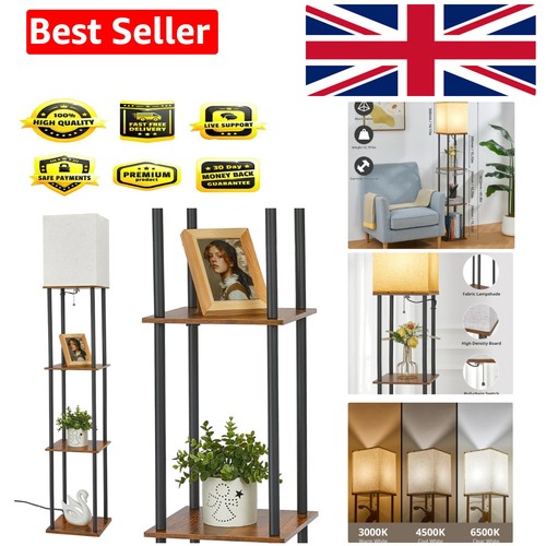 Floor lamp with shelf modern - with,