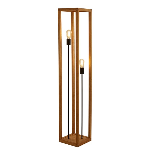 Bulbs wooden frame and - 2, black